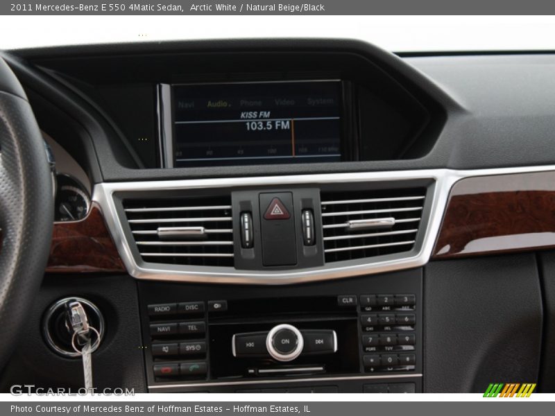 Arctic White / Natural Beige/Black 2011 Mercedes-Benz E 550 4Matic Sedan