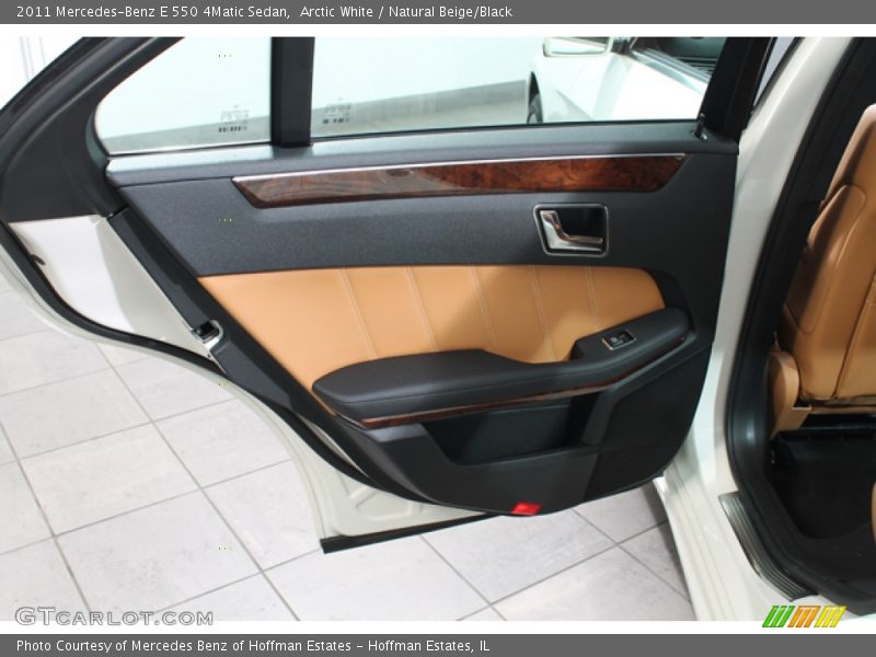 Arctic White / Natural Beige/Black 2011 Mercedes-Benz E 550 4Matic Sedan