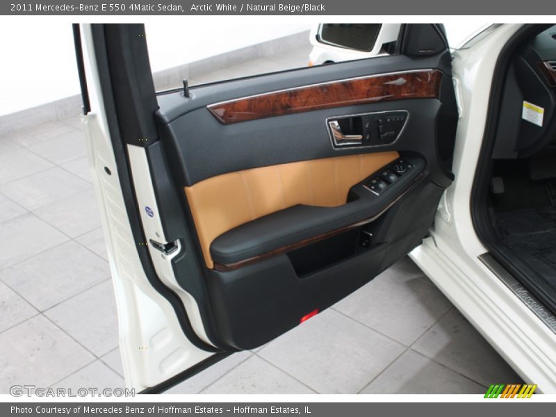 Arctic White / Natural Beige/Black 2011 Mercedes-Benz E 550 4Matic Sedan