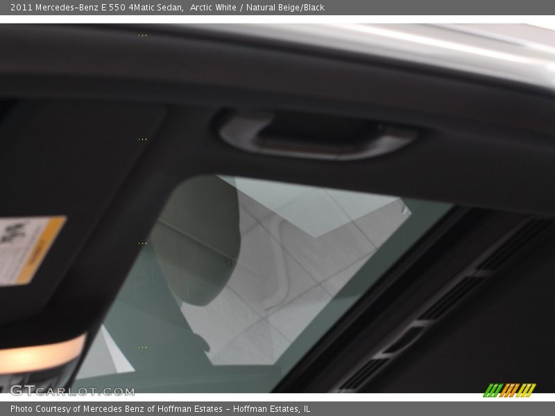 Arctic White / Natural Beige/Black 2011 Mercedes-Benz E 550 4Matic Sedan