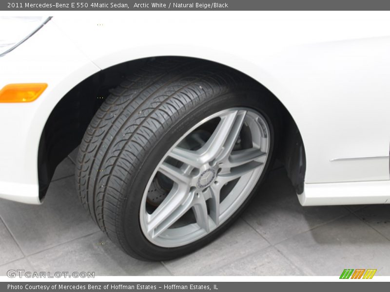 Arctic White / Natural Beige/Black 2011 Mercedes-Benz E 550 4Matic Sedan