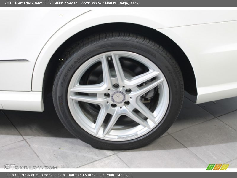 Arctic White / Natural Beige/Black 2011 Mercedes-Benz E 550 4Matic Sedan