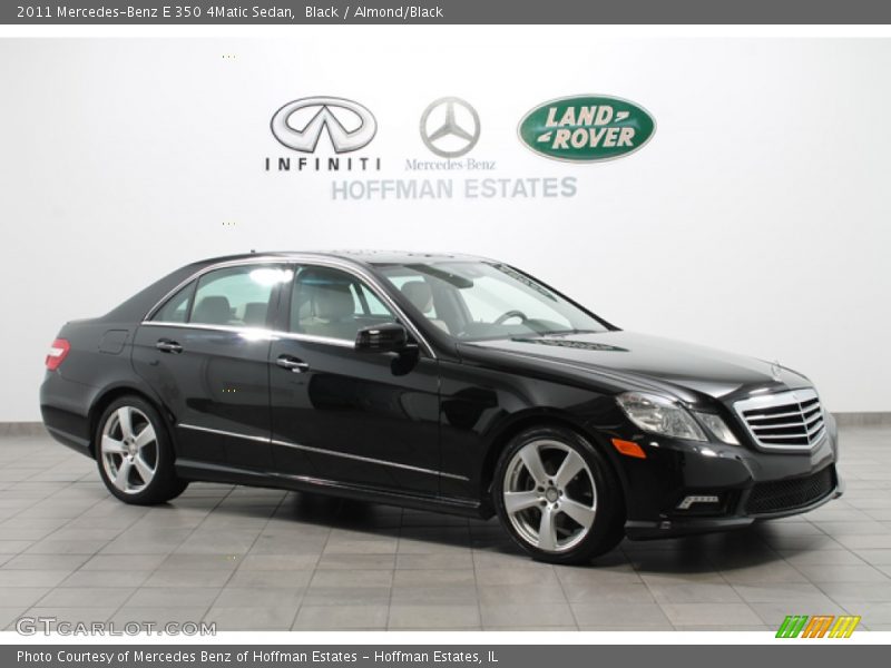 Black / Almond/Black 2011 Mercedes-Benz E 350 4Matic Sedan