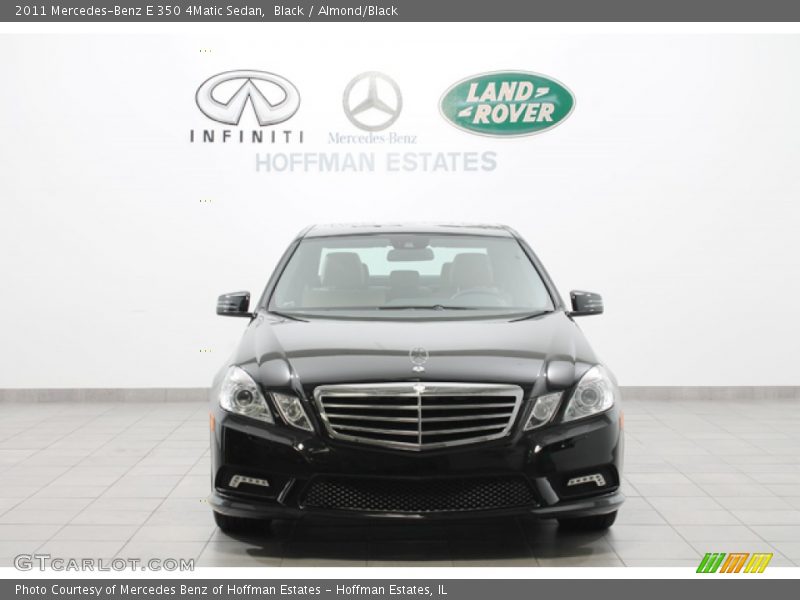 Black / Almond/Black 2011 Mercedes-Benz E 350 4Matic Sedan