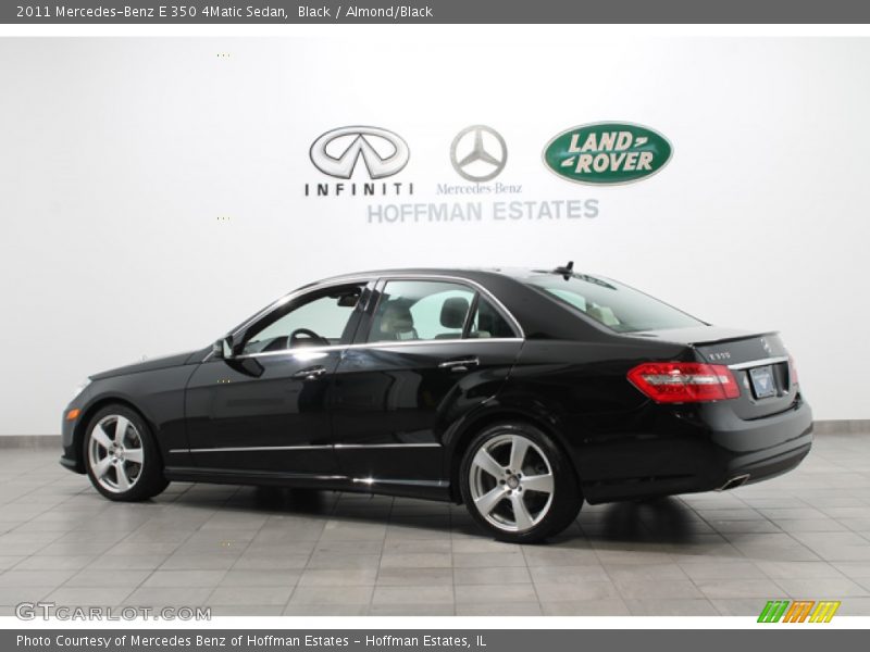 Black / Almond/Black 2011 Mercedes-Benz E 350 4Matic Sedan