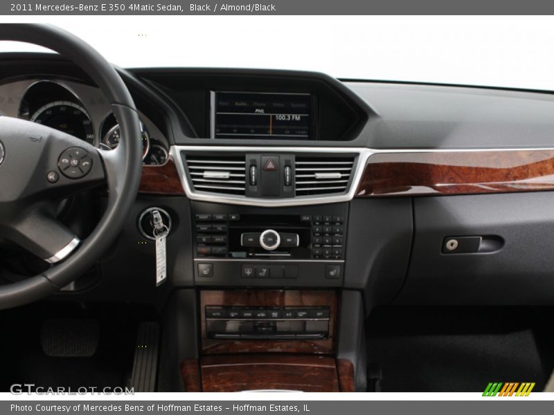 Black / Almond/Black 2011 Mercedes-Benz E 350 4Matic Sedan