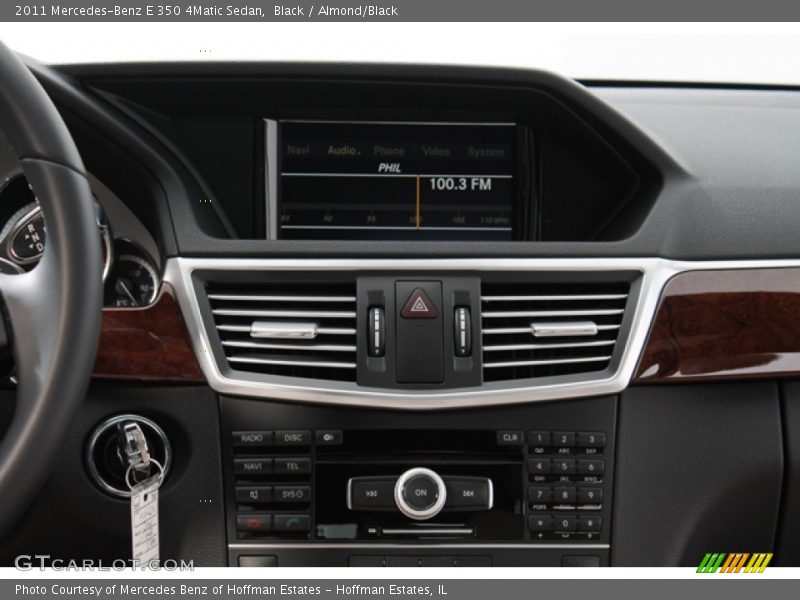 Black / Almond/Black 2011 Mercedes-Benz E 350 4Matic Sedan