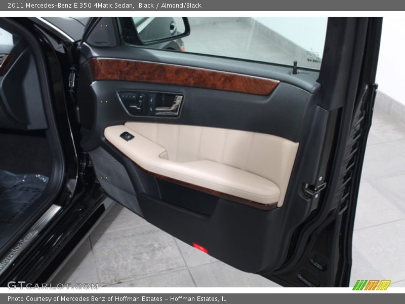 Black / Almond/Black 2011 Mercedes-Benz E 350 4Matic Sedan
