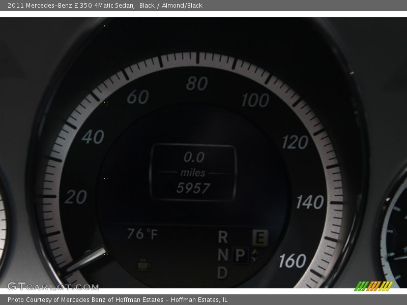 Black / Almond/Black 2011 Mercedes-Benz E 350 4Matic Sedan