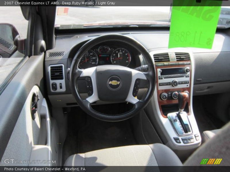 Deep Ruby Metallic / Light Gray 2007 Chevrolet Equinox LT AWD
