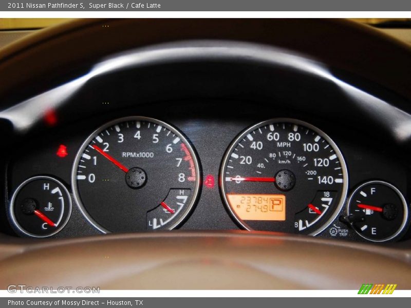 Super Black / Cafe Latte 2011 Nissan Pathfinder S