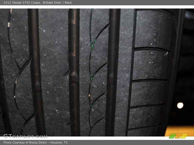 Brilliant Silver / Black 2012 Nissan 370Z Coupe