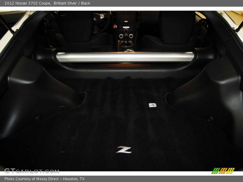 Brilliant Silver / Black 2012 Nissan 370Z Coupe