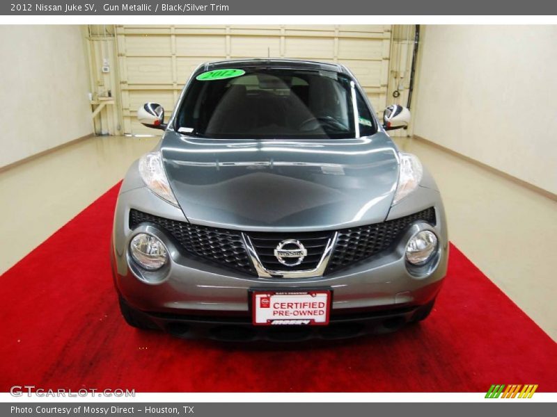 Gun Metallic / Black/Silver Trim 2012 Nissan Juke SV