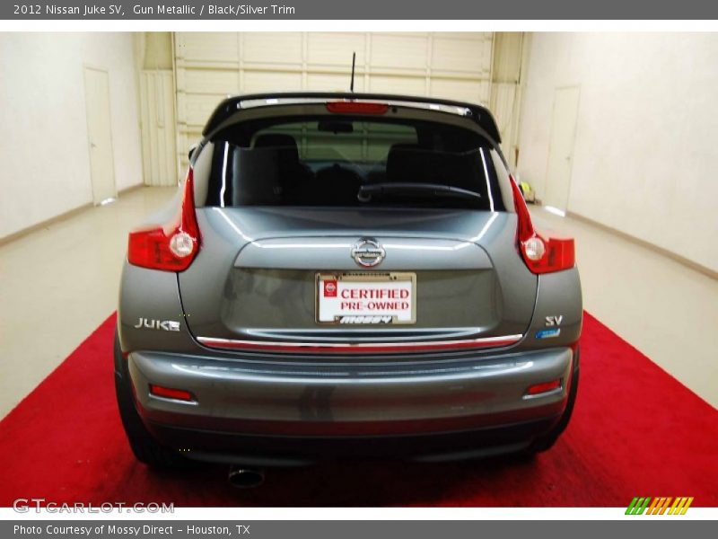 Gun Metallic / Black/Silver Trim 2012 Nissan Juke SV