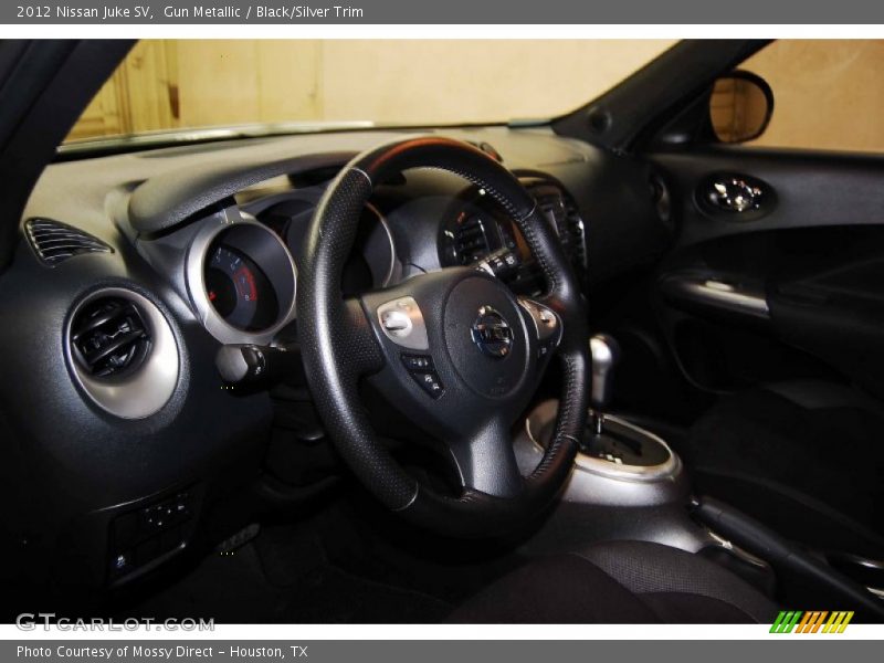 Gun Metallic / Black/Silver Trim 2012 Nissan Juke SV