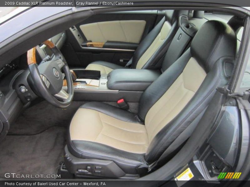 Front Seat of 2009 XLR Platinum Roadster