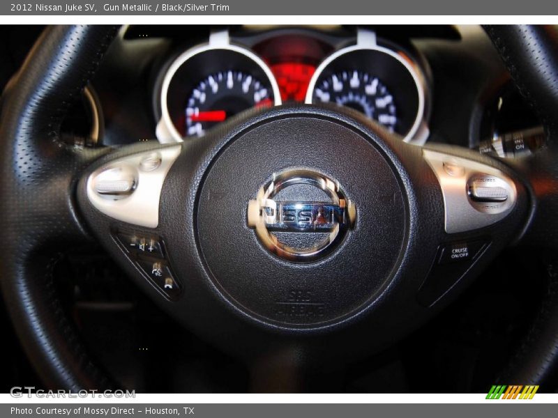 Gun Metallic / Black/Silver Trim 2012 Nissan Juke SV