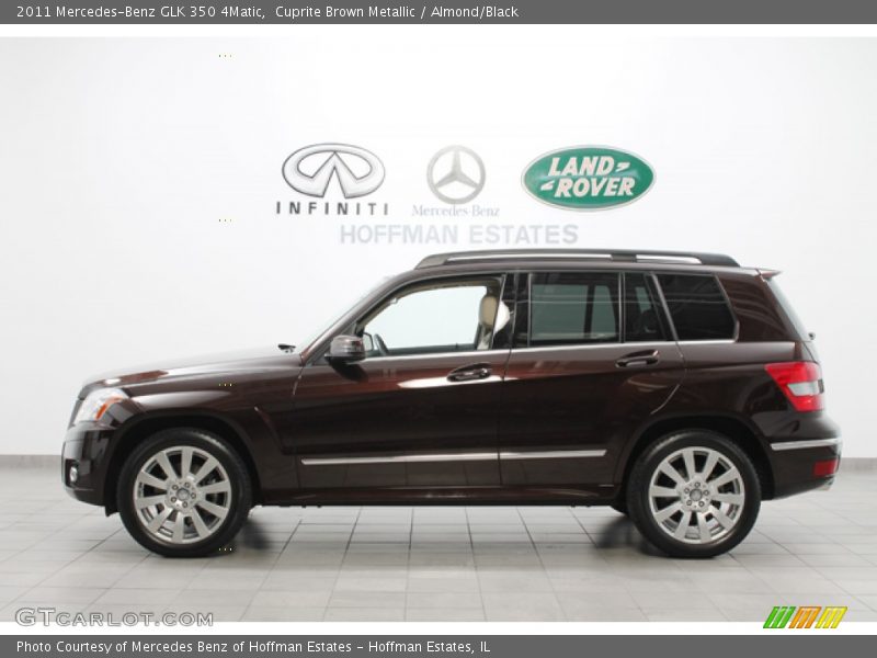 Cuprite Brown Metallic / Almond/Black 2011 Mercedes-Benz GLK 350 4Matic