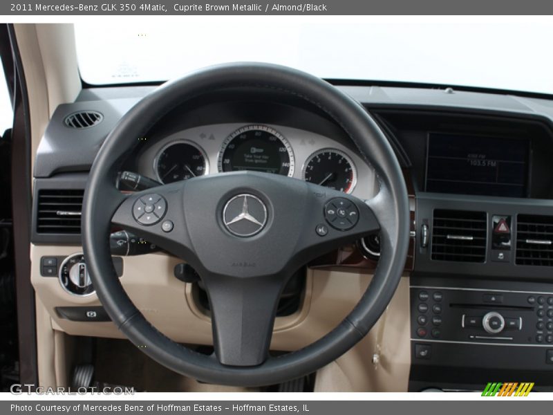 Cuprite Brown Metallic / Almond/Black 2011 Mercedes-Benz GLK 350 4Matic
