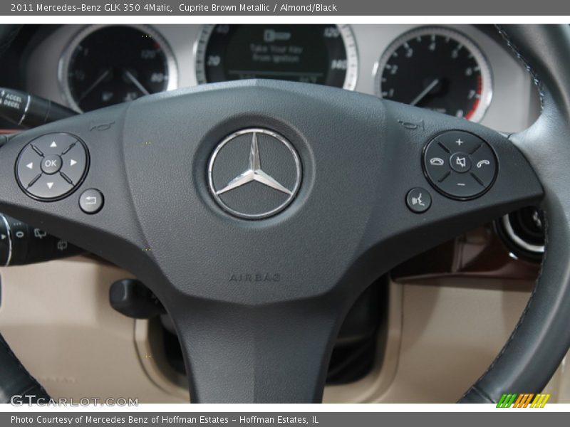 Cuprite Brown Metallic / Almond/Black 2011 Mercedes-Benz GLK 350 4Matic