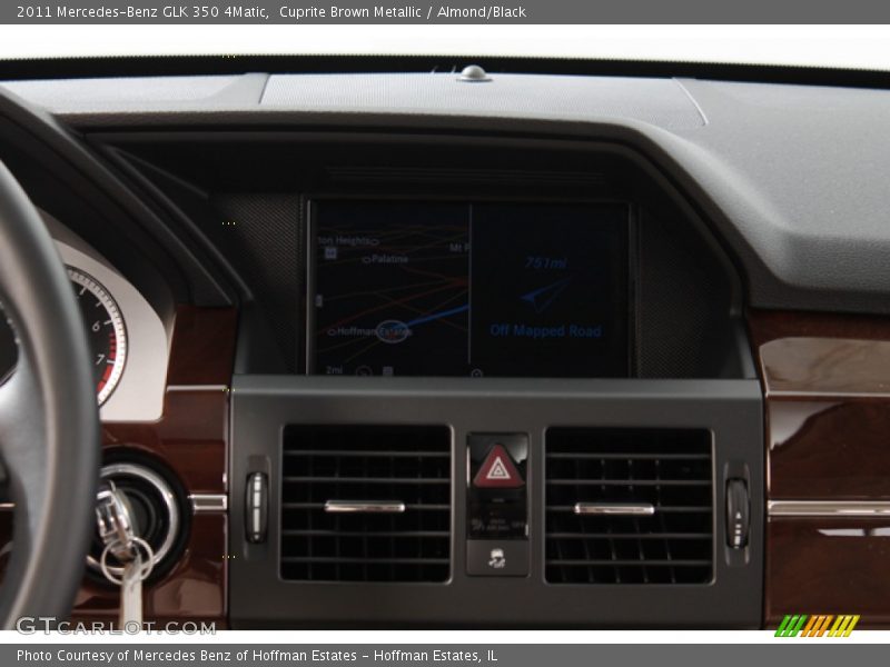 Cuprite Brown Metallic / Almond/Black 2011 Mercedes-Benz GLK 350 4Matic