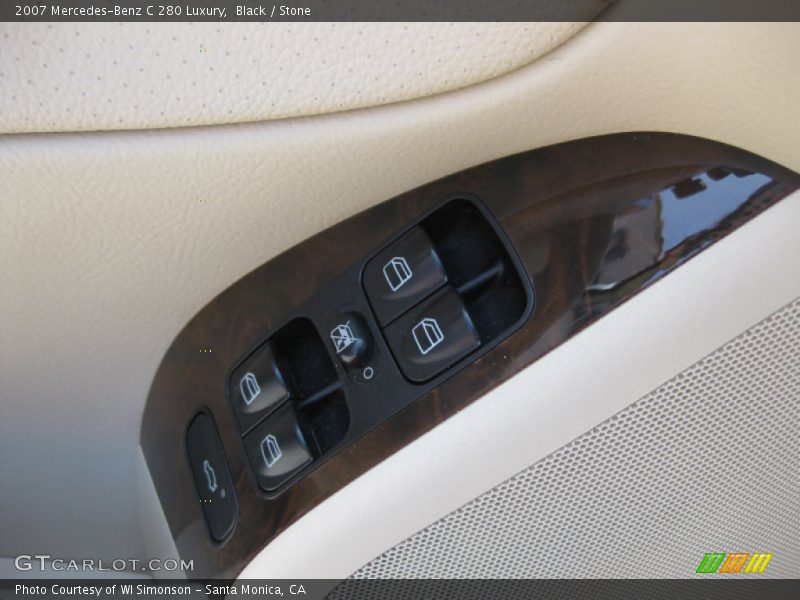 Black / Stone 2007 Mercedes-Benz C 280 Luxury