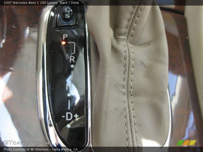 Black / Stone 2007 Mercedes-Benz C 280 Luxury