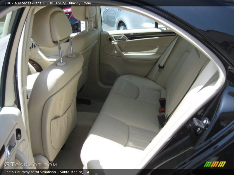 Black / Stone 2007 Mercedes-Benz C 280 Luxury