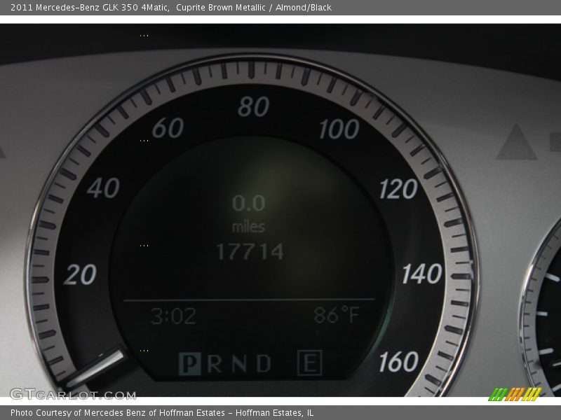 Cuprite Brown Metallic / Almond/Black 2011 Mercedes-Benz GLK 350 4Matic
