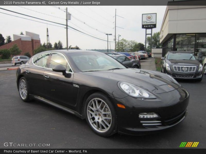 Carbon Grey Metallic / Luxor Beige 2010 Porsche Panamera 4S