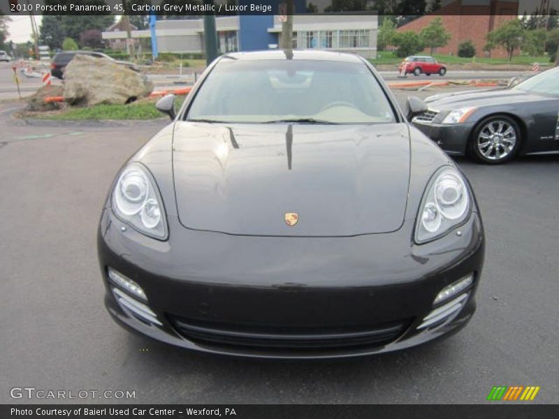 Carbon Grey Metallic / Luxor Beige 2010 Porsche Panamera 4S