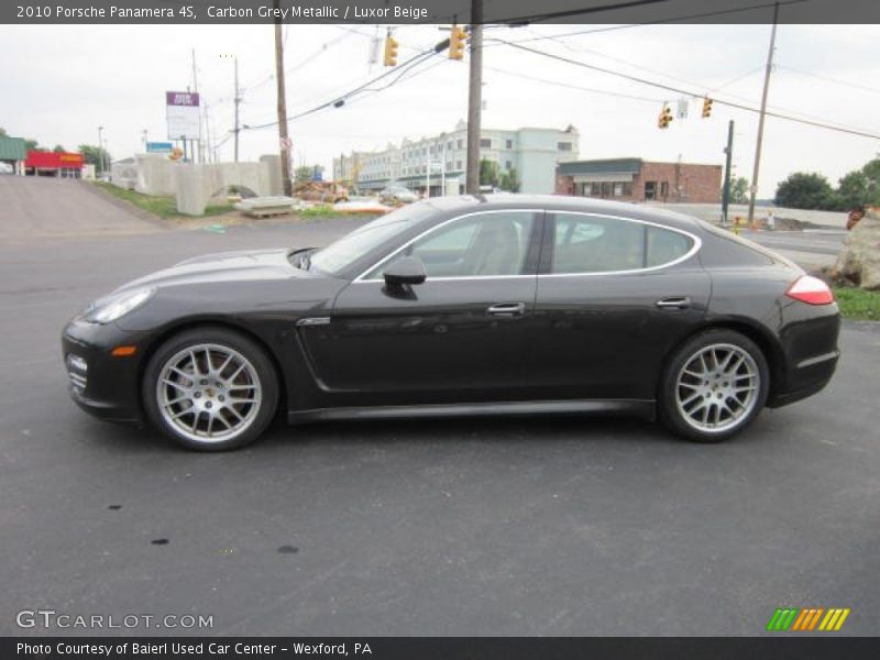 Carbon Grey Metallic / Luxor Beige 2010 Porsche Panamera 4S