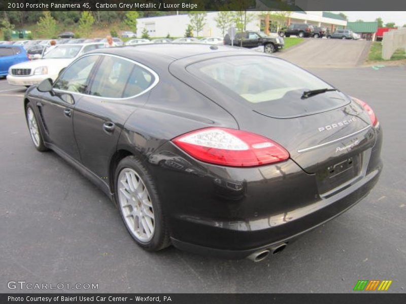 Carbon Grey Metallic / Luxor Beige 2010 Porsche Panamera 4S