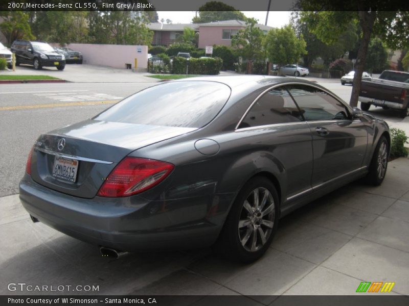 Flint Grey / Black 2007 Mercedes-Benz CL 550