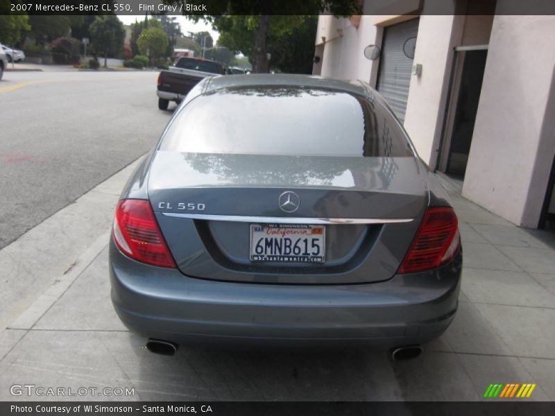 Flint Grey / Black 2007 Mercedes-Benz CL 550