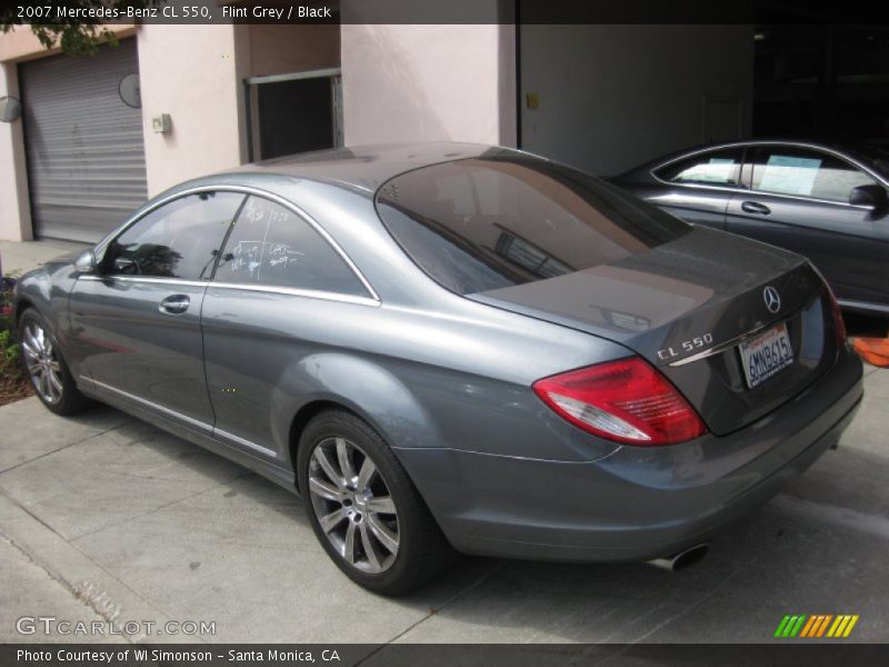 Flint Grey / Black 2007 Mercedes-Benz CL 550