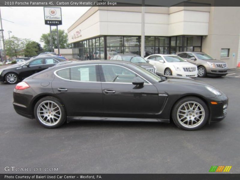 Carbon Grey Metallic / Luxor Beige 2010 Porsche Panamera 4S
