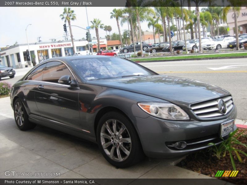 Flint Grey / Black 2007 Mercedes-Benz CL 550