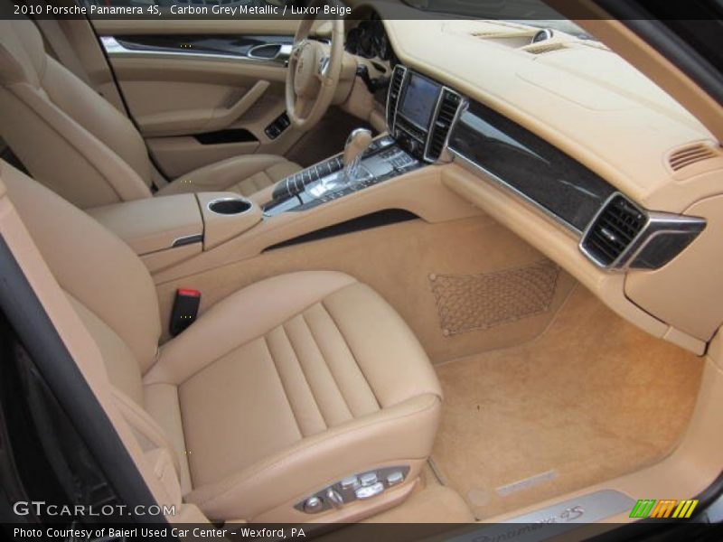 Carbon Grey Metallic / Luxor Beige 2010 Porsche Panamera 4S