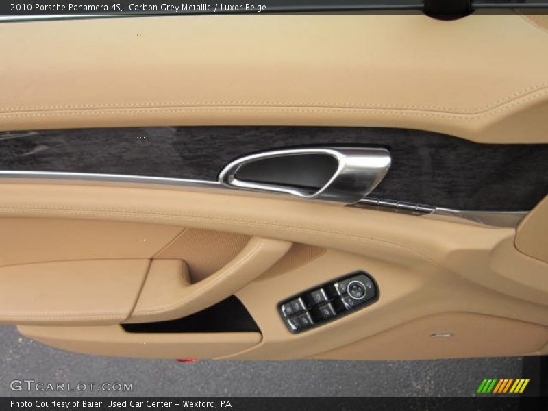Carbon Grey Metallic / Luxor Beige 2010 Porsche Panamera 4S