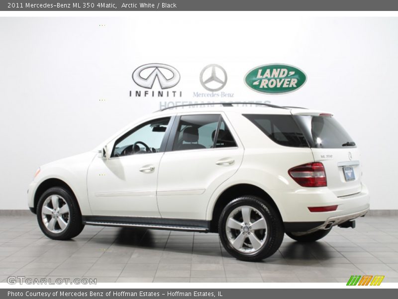 Arctic White / Black 2011 Mercedes-Benz ML 350 4Matic