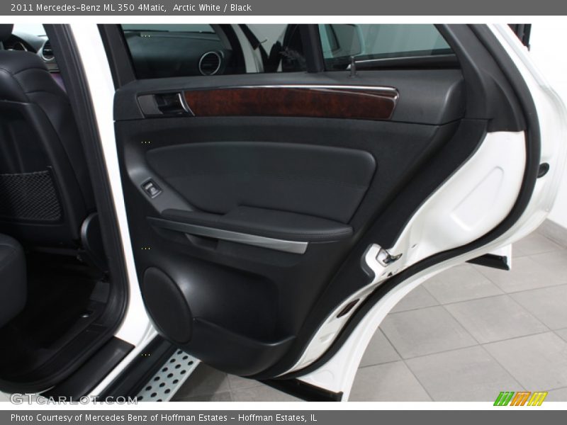 Arctic White / Black 2011 Mercedes-Benz ML 350 4Matic