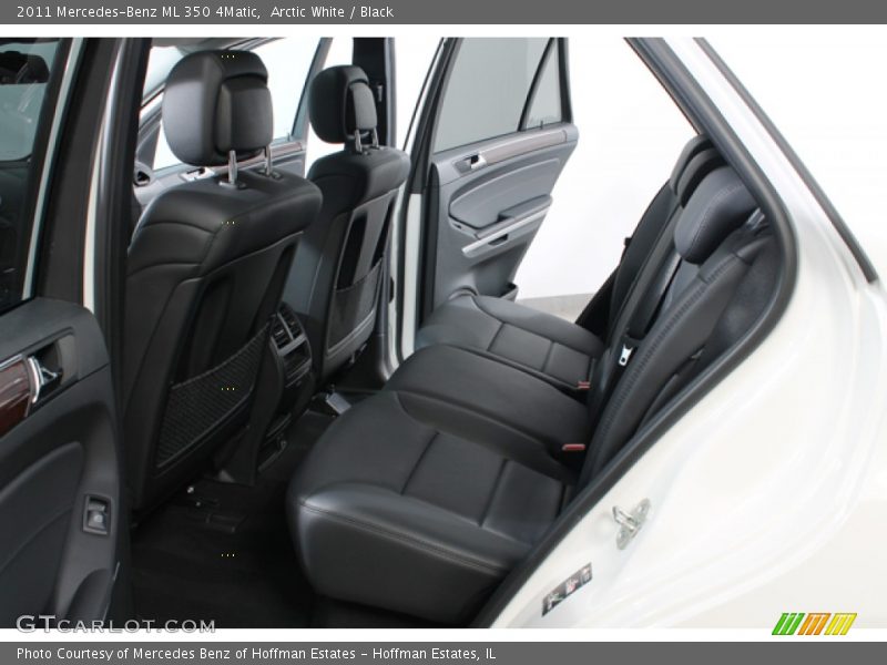 Arctic White / Black 2011 Mercedes-Benz ML 350 4Matic