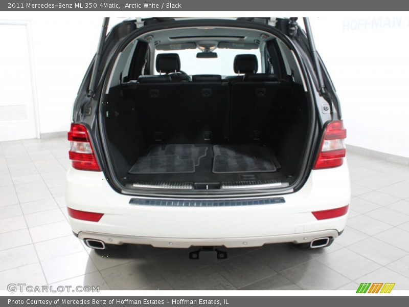 Arctic White / Black 2011 Mercedes-Benz ML 350 4Matic