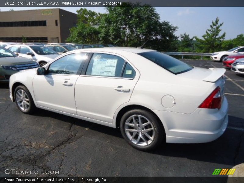  2012 Fusion SEL V6 AWD White Suede