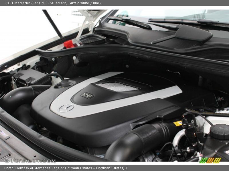 Arctic White / Black 2011 Mercedes-Benz ML 350 4Matic