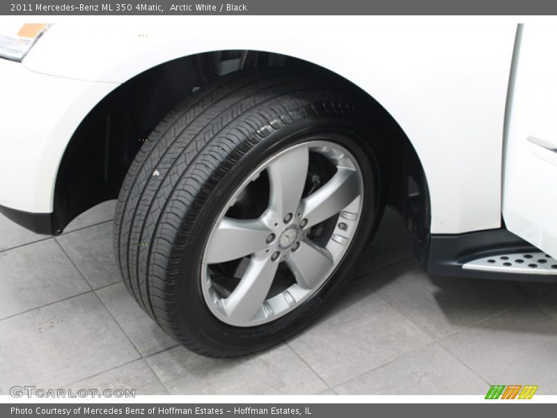 Arctic White / Black 2011 Mercedes-Benz ML 350 4Matic