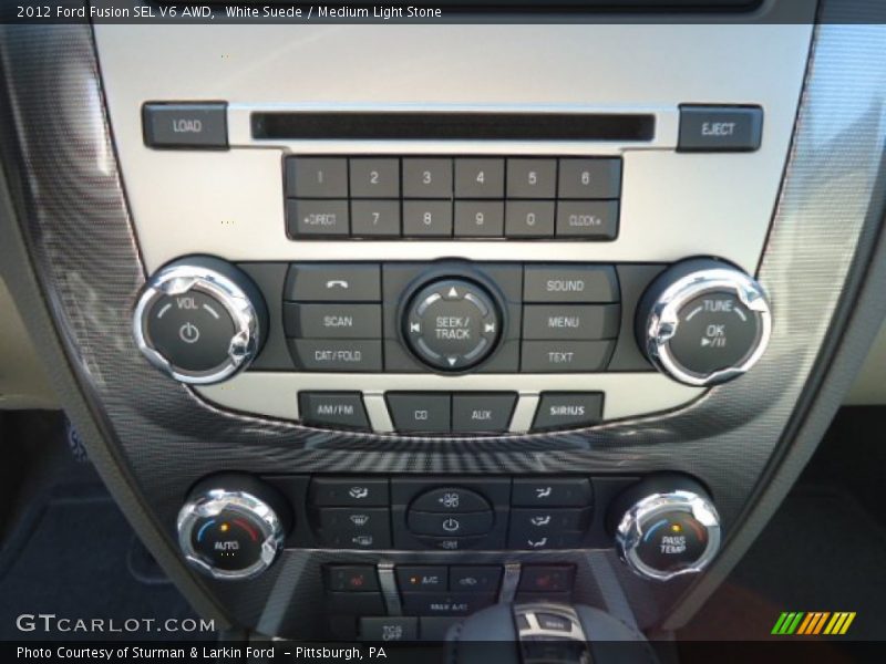 Controls of 2012 Fusion SEL V6 AWD