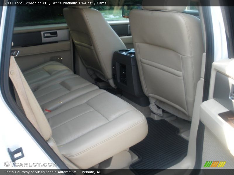 White Platinum Tri-Coat / Camel 2011 Ford Expedition XLT
